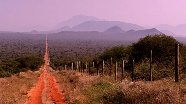 Route africaine symbolisant les defis du transport et de la logistique au Kenya